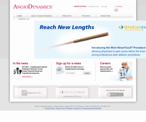 ritamed.com: AngioDynamics: Improving Patient Care Through Innovation
AngioDynamics is focused on improving patient care through innovation of medical devices. From our NanoKnife® to our DuraMax™ stepped chronic dialysis catheter, we are committed to being at the leading edge of the medical devices industry.