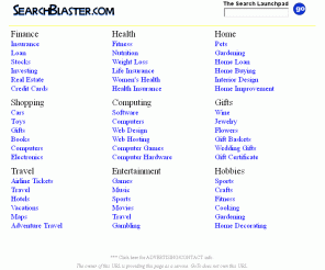 searchblaster.com: SearchBlaster.com - Your Internet LaunchPad!
