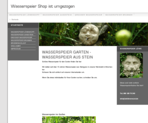 wasserspeiergarten.org: Wasserspeier Garten - Wasserspeier aus Stein
Wasserspeier Garten eine schöne Gartendeko aus Stein als Löwe, Faun oder Fisch Wasserspeier