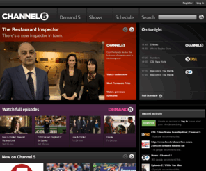 channel5tv.com: Home | Channel 5
The official site for Channel 5, Channel 5 HD, 5* and 5 USA. Watch and discuss full episodes, video clips and previews, browse episode guides and exclusives.