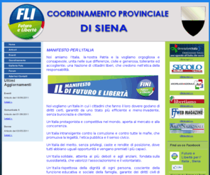 futuroelibertasiena.it: Futuro e Libertà Siena - Comitato provinciale
Futuro e Libertà Siena - Comitato provinciale 