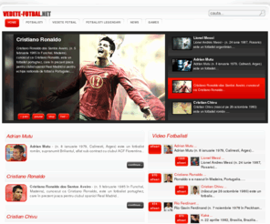 vedete-fotbal.net: vedete-fotbal, videoclipuri fotbal
Site despre fotbalisti, videoclipuri fotbalisti legendari 