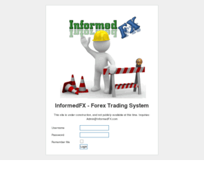 informedfx.com: Welcome to InformedFX!
InformedFX - Forex trading system available with your membership.  You do the trades, and you make the money.  No percentages, no games, just you making money on the Foreign Exchange Market.