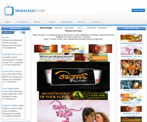 nilwalamedia.com: www.NilwalaSAT.com Gateway of Sri Lanka
Watch Sri Lankan TV channels through the Internet free of charge. NilwalaSat.com provides a selection of the best broadband Sri Lanka's number one TV channels