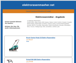 elektrorasenmaeher.net: Elektrorasenmäher - elektrorasenmaeher.net
