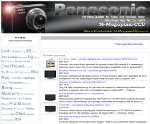 kinomatix.com: Panasonic Nowosci Rss INFORMACJE NOWE PRODUKTY
INFORMACJE NOWE PRODUKTY Panasonic Nowosci Rss