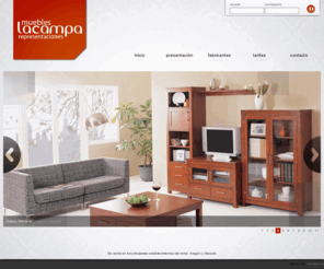 muebleslacampa.com: Muebles LACAMPA · Representación en Aragón y Navarra
Muebles rústicos y modernos. Salón, dormitirios de matrimonio, dormitorios juveniles, cocinas. ARAGÓN y NAVARRA: Zaragoza.