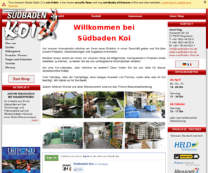 suedbaden-koi.de: Südbaden Koi
Joomla! - dynamische Portal-Engine und Content-Management-System