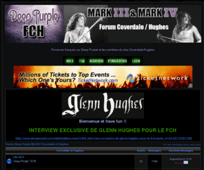 deeppurplecoverdalehughes.com: Forum Deep Purple Mk III IV Coverdale et Hughes
Forum en français sur Deep Purple et les carrières du duo Coverdale/Hughes