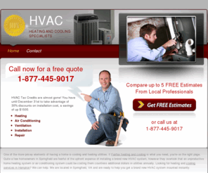 hvacspringfieldva.com: HVAC Springfield, VA | Get Heating and Air Conditioning Services in Springfield, VA
Heating repair in Springfield, VA is more affordable than you may think. Call Today For Cheap Heating and Air Conditioning.