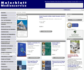 malerblatt-medienservice.de: | Fachbücher, Software und Videos für Maler, Lackierer, Stukkateure und verwandte Berufe!
Malerblatt Medienservice. Fachbücher, Software und Videos für Maler, Lackierer, Stukkateure und verwandte Berufe. Malerblatt Medienservice.