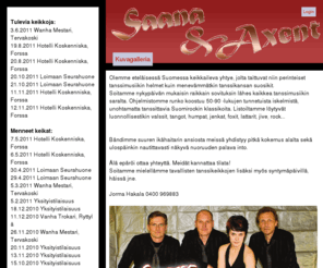 saana-axent.com: Tanssiorkesteri Saana & Axent
