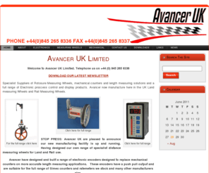 avanceruk.com: measuring wheels, distance measuring wheels, distance measuring products, sales and after sales support : Rotosure | Avancer UK
Roto-Sure started in 1986 and has to date been successful in exporting Measuring Wheels to a number of countries around the world. Roto-Sure owes its success to input, from its customers and constant customer service and quality. Roto-Sure has always valued constructive and novel input from the many people around the world to improve the product range to what it is today. Service and back up is a priority.
