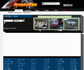 designercars.se: DesignerCars - United Nations of Tuners
Online community for car enthusiasts to show off their car pictures and videos and connect with other members from around the world.