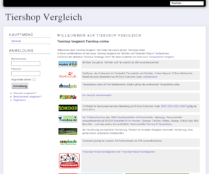 tiershop-vergleich.com: Willkommen auf Tiershop Vergleich
Tiershop Vergleich mit Hundefutter und Katzenfutter Shops sowie mehr Tierbedarf für Ihr Heimtier.