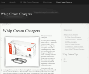 whipcreamchargers.net: Whip Cream Chargers
Reviews and Price Comparisons of the Best Whip Cream Chargers