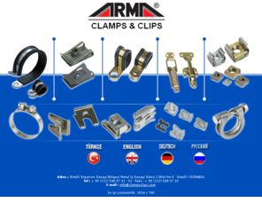 clampsclips.com: Bağlantı Kelepçeleri / Arma Clamps & Clips
CLAMPS & CLIPS 