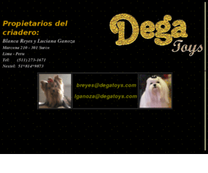 degatoys.com: DEGATOYS
Criadero de Yorkshire Terrier, Von Haus Fulop