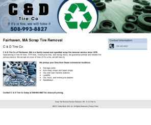 C & D Tires >> Cdtire Net Scrap Tire Removal Service Fairhaven Ma C D C & D Tires >> Cdtire Net Scrap Tire Removal Service Fairhaven Ma C D
