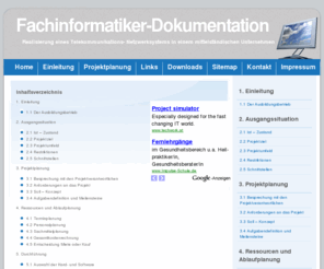 fachinformatiker-dokumentation.de: Fachinformatiker-Dokumentation von Paul Buchhorn
Abschlussdokumentetion zum Fachinformatiker Fachrichtung Systemintegration von Paul Buchhorn.