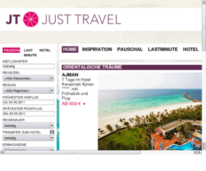 jttouristic.com: JT Touristik der Spezialist für Pauschalreisen, Lastminute, Hotels
JT Touristik, der zuverlässige Anbieter von Pauschalreisen, Last Minute Reisen und Hotels weltweit