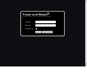 trackandreact.net: Track and React - Login
CRM