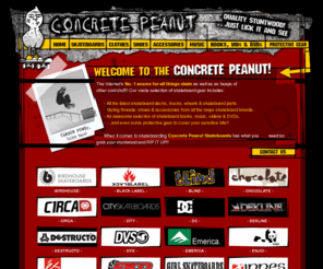 concretepeanut.com: Concrete Peanut - Skateboards and Skateboard Gear
