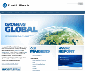 fele.net: Franklin Electric - Leader in Water and Fuel Pumping Systems
Franklin Electric, the world's leading global provider of complete water and fueling systems. Franklin Electric's principal markets include clean water pumps and systems, water transfer and grey water systems, and fueling systems.