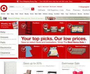 gitgtv.com: Target.com - Furniture, Patio, Baby, Toys, Electronics, Video Games
Shop Target and get Bullseye Free shipping when you spend $50 on over a half a million items. Shop popular categories: Furniture, Patio, Baby, Toys, Electronics, Video Games.