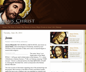 jesushchrist101.com: Jesus Christ - AllAboutJesusChrist.org
Jesus Christ - Study His birth,
 ministry, death, and resurrection. Learn the importance of His life on earth
 and what His life has to do with you!Jesus Christ Information, God's
 Plan, Who is Jesus, Problems of Life, Do You Believe?