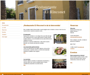 rinconet.es: Restaurante El Rinconet - Restaurante El Rinconet
Restaurante El Rinconet  C/ Balsas nuevas 7  tfno. 965177027