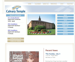 calvarytemple.ca: Calvary Temple
Joomla! - the dynamic portal engine and content management system