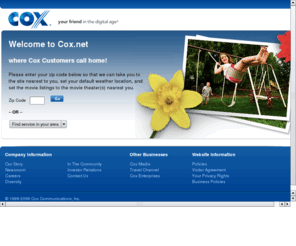 cox.net: Welcome to Cox.net