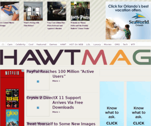 hawtmag.com: What's hot right now 
 -  - Home
