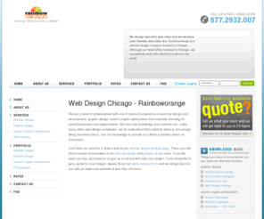 rainboworange.net: Chicago Web Design : Website Design Chicago : Web Design Chicago : Web Site Design Chicago, Illinois - Rainboworange
Rainboworange - Web Design Company based in Chicago, IL. Specializing in website design & web site redesign, graphic design, icon design and logo design.