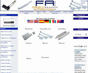 firgelliauto.co.uk: Linear Actuators
DC Linear Actuators,Compact DC Electric Linear Actuators, Compact 12vDC Electric Linear Actuators, with a large choice of strokes