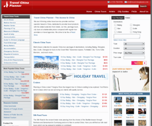 travelchinaplanner.com: China (Beijing, Shanghai, Guilin, Xian...) Travel, Tours, Trips, Hotels
We provide travel service, tour packages, and destination and attraction information in China. We show you places, provide you with guides to explore China and help your holiday a great experience in China.