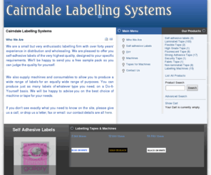 cairndale.com: Cairndale Labelling Systems
Cairndale Labelling Systems Self-adhesive labels brother labelling machines