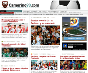 camerino90.com: www.camerino90.com - Jugamos después del pitazo final
eliminatorias mundial, copa libertadores, copa sudamericana, liga de campeones, apertura argentina, liga española, liga premier