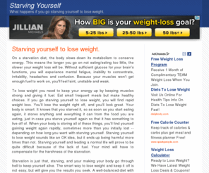 starvingyourself.net: Starving Yourself
What happens if you go starving yourself to lose weight.