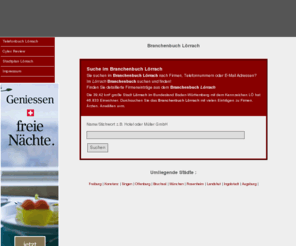 cylex-branchenbuch-loerrach.de: Branchenbuch Lörrach - Lörrach, Kennzeichen LÖ hat 46.833 Einwohner
Branchenbuch Lörrach