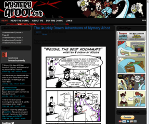 mysteryafoot.com: Mystery Afoot: A Lowcarbcomedy.com Comic Book - Bigfoot and Nessie open a detective agency to find other myths.
