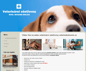 veterinabohumin.cz: Veterinární ošetřovna Bohumín
Veterinární ošetřovna Bohumín - MvDr Richard Molata