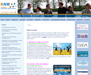 waternetwerk.nl: Koninklijk Nederlands Waternetwerk - Home
Waternetwerk zal op 1 januari 2009 worden opgericht bij het samengaan van de Koninklijke Vereniging voor Waterleidingbelangen in Nederland KVWN en de Nederlandse Vereniging voor Waterbeheer NVA.