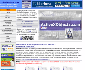 activexobjects.com: ActiveXObjects.com
ActiveXObjects.com , ActiveX controls and Netscape Gecko and solutions for online data collection and editing, including Multiple File Upload.