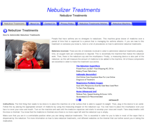 nebulizertreatments.org: Nebulizer Treatments
Find everything you need to know about Nebulizer Treatments here!