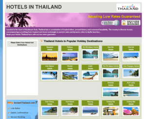 thailand-hotels-resorts.biz: Hotels In Thailand With Low Rates Guaranteed - Quick Confirmation
Hotels In Thailand With Low Rates Guaranteed And Quick Confirmation