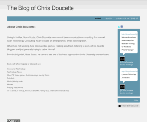 chrisdoucette.net: The Blog of Chris Doucette - Home
