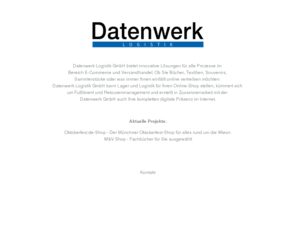 datenwerk-logistik.de: Datenwerk Logistik GmbH  GmbH
Datenwerk Logistik GmbH  bietet innovative Lösungen für alle Prozesse im Bereich E-Commerce und Versandhandel.