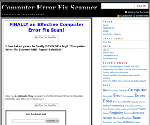 error-fix.org: Error Fix | Fix Computer Errors
Fix Computer Errors Fast - Free Download
